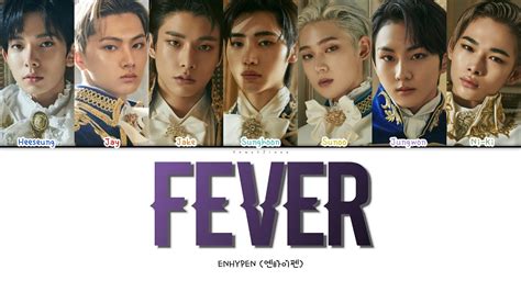 Enhypen Fever Color Coded Lyrics Han Rom Eng Youtube