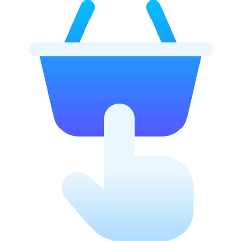 Shopping basket Basic Gradient Gradient icon