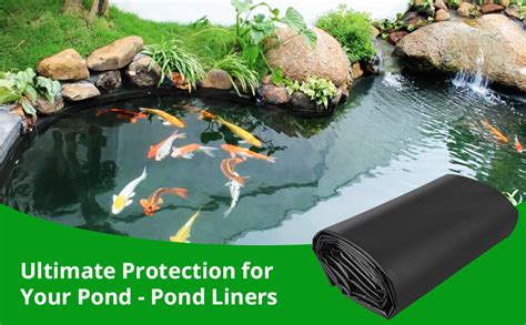 Amazon Pond Liner X Ft Hdpe Pond Liners Mil Uv Resistant