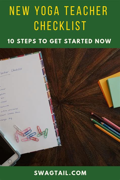 New yoga teacher checklist – Artofit