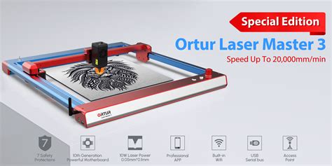 Ortur Laser Master 3 Special Edition Laser Engraving Machine 10W OLM3 ...