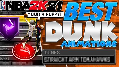 BEST DUNKS PACKAGES BEST BADGES SIGS ON NBA 2K21 BEST GLITCHY