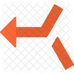 split arrows icon   flat style