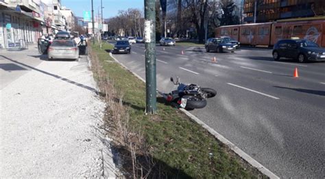 Te Ka Nesre A U Sarajevu Motociklista Odvezen Na Kum Crna Hronika