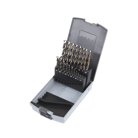 Набор сверл по металлу Milwaukee HSS-G Cobalt DIN338 Set (19шт) за ...