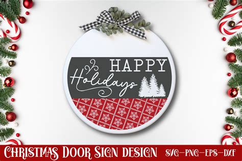 Happy Holidays SVG Graphic by CraftArt · Creative Fabrica