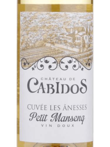 Cabidos Cuvée Les Ânesses Petit Manseng Doux Vivino US