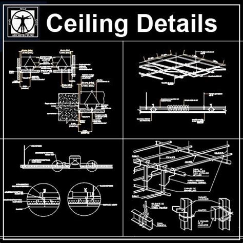 Ceiling Detailsdesignceiling Elevation Ceiling Detail Autocad