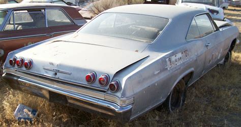 1965 Chevrolet Impala 2 Door Hardtop Silver For Sale