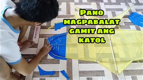 SARANGGOLA Pano Magpabalat Ng Guryon Gamit Ang Plastic At Katol Tips