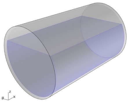 fluid filled container  scientific diagram