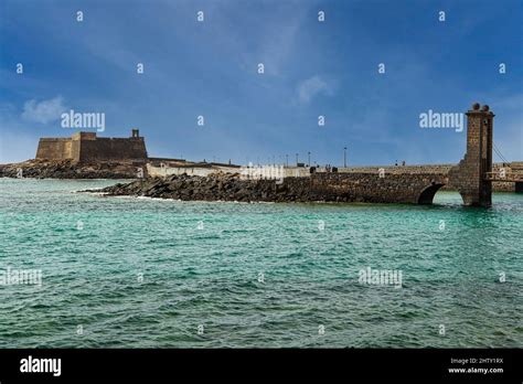 Castle Castillo De San Gabriel Arrecife Capital Of The Island Of