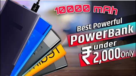 Top Best Mah Powerbanks Top Best Fast Charging