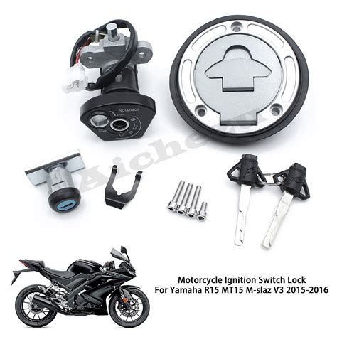 motorcycle lock key set ignition gas cap fuel tank cover seat