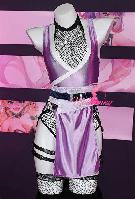 Mesh Bodysuit And Deep V Bodysuit With Mask And Thigh Socks Sexy Lingerie Top Quality