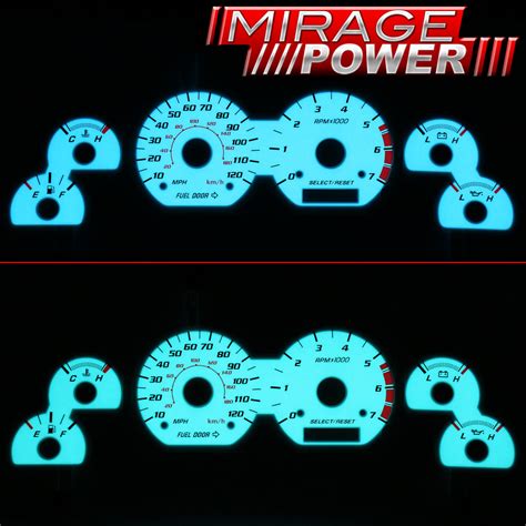 Sell 1999 04 Ford Mustang White Face Indiglo Reverse Glow JDM Racing