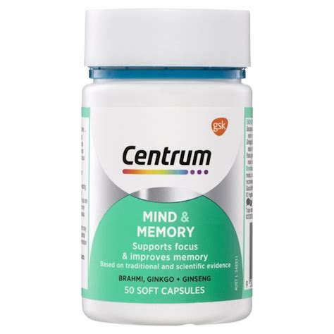 Centrum Mind And Memory 50 Capsules