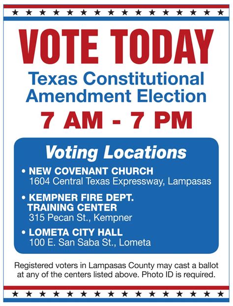 Amendment Election Is Nov 2 Lampasas Dispatch Record