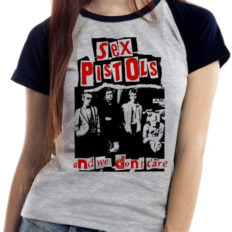 Baby Look Blusa Feminina Sex Pistols Banda Rock Antiga Elo7