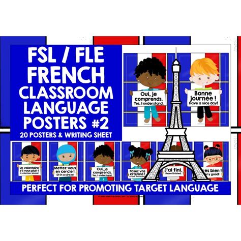 FRENCH CLASSROOM LANGUAGE POSTERS 2