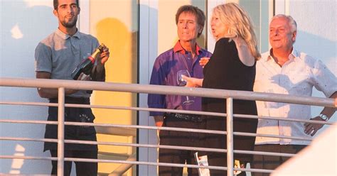 In Pictures Smiling Cliff Richard Seen In Public For First Time Since Sex Assault Claims