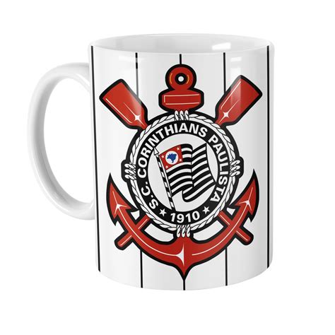 Caneca Corinthians Personalizada Nome Futebol Brasileiro Shopee