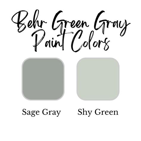 Top 12 Of The Best Gray Green Paint Colors 2022