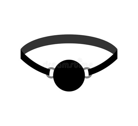 Bdsm Gag Isolated Sex Toy For Adults Stock Vector Illustration Of Bdsm Adults