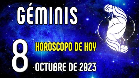 𝐀𝐥𝐠𝐨 𝐓𝐞 𝐒𝐨𝐫𝐩𝐫𝐞𝐧𝐝𝐞 𝐄𝐬𝐭𝐚 𝐒𝐞𝐦𝐚𝐧𝐚 Horoscopo Géminis Hoy 8 de Octubre