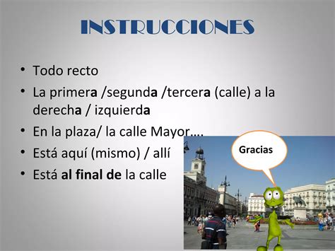 Aprende a dar y comprender direcciones en español nivel A1 A2 PPT