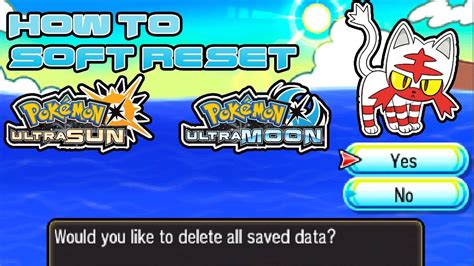 How To Reset Data In Pokemon Ultra Sun New Update Abettes Culinary