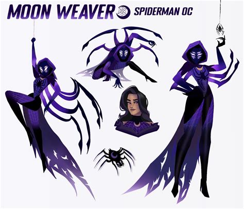 Spider Man Oc Moon Weaver By Bubblemuffinsart On Deviantart