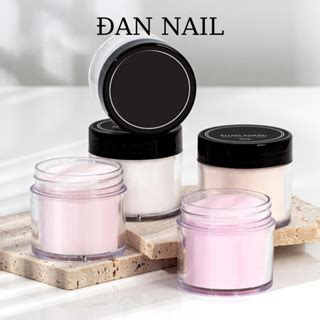 Bột đắp móng nặn hoa white clear black milk white pink nude XC hũ g g g