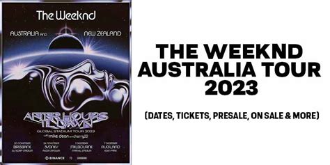 The weeknd Australia tour 2023-2024 (All Details)