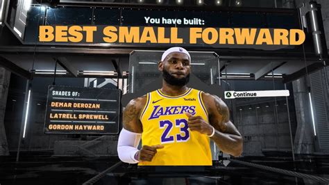 The Most Overpowered Small Forward Build In Nba K Badge Upgrades