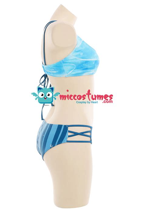 Woman Bikini Swimsuits Water Ripples Pattern Bathing Suits Two Piece Swimwear For Sale