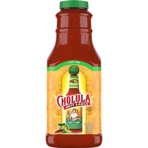 Cholula Chili Lime Hot Sauce 64 Fl Oz