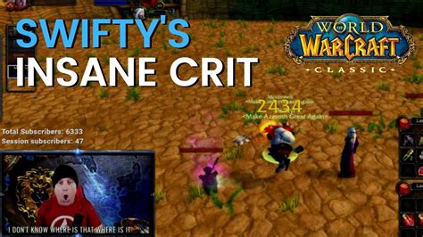 Swiftys Insane Execute Crit With Lvl 40 Warrior Youtube