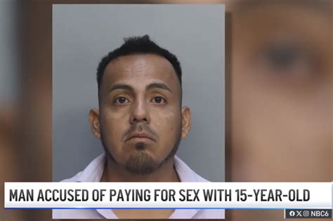 Miami Man Gave 15 Year Old Neighbor Money And Tusi For Sex