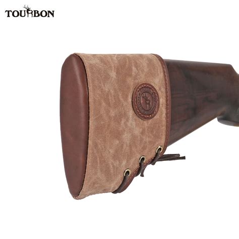 Tourbon Hunting Gun Buttstock Slip On Recoil Pad Canvas Rifle Shotgun Cheek Rest Shoulder