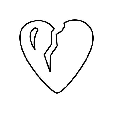 Doodle Broken Heart From 3d Realistic Icon And Symbols In Red With A