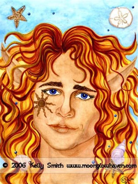 Original Watercolor Painting Nautical Decor Gay Male Art Sexy Male Gay Art Fantasy Painting