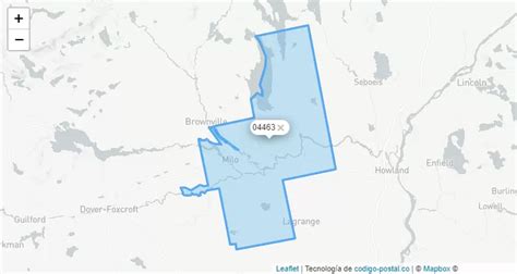Orneville Twp Maine Zip Code United States