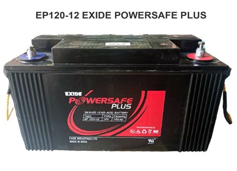 120 Ah EP120 12 Exide Powersafe Plus SMF Battery 24 Months At Rs 11264