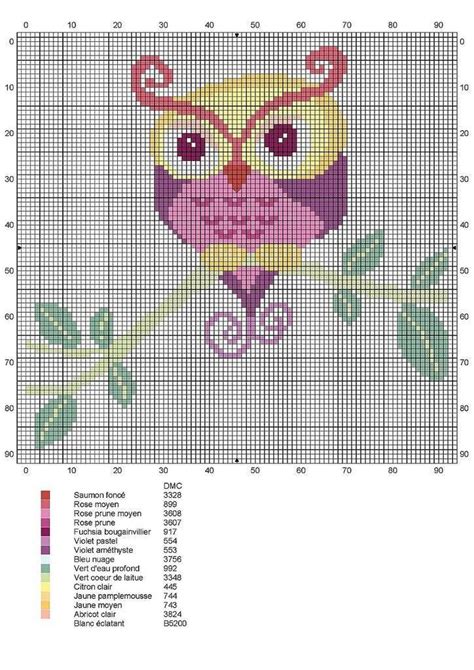 Сова вышивка крестом и примеры схем и фото мастер-классы