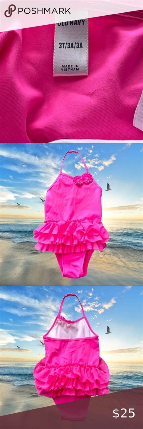 Old Navy T Hot Pink One Piece Swimsuit One Piece Swimsuit Pink One