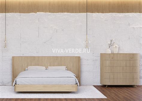 Кровать двуспальная Eclipse 160 см (беленый дуб, белый) по выгодным ...