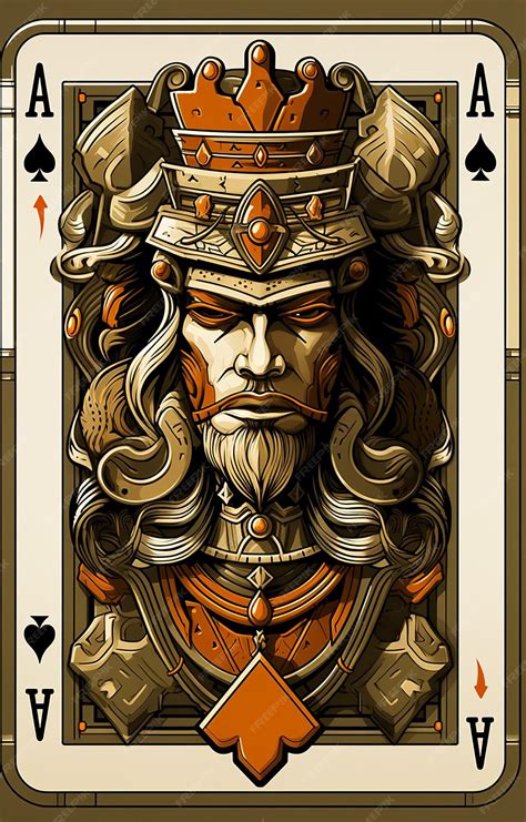 Una tarjeta de juego joker rey reina de un nuevo diseño original