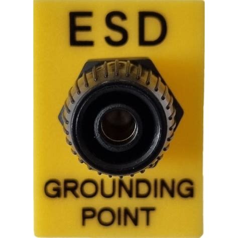 Esd Earth Grounding Point With Banana Port