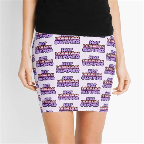HOT LESBIAN SUMMER Print Mini Skirt For Sale By Cairawr Redbubble